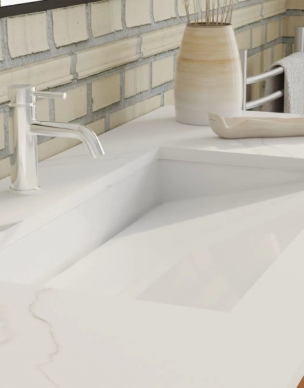 For 80cm møbel – Sømløs servant