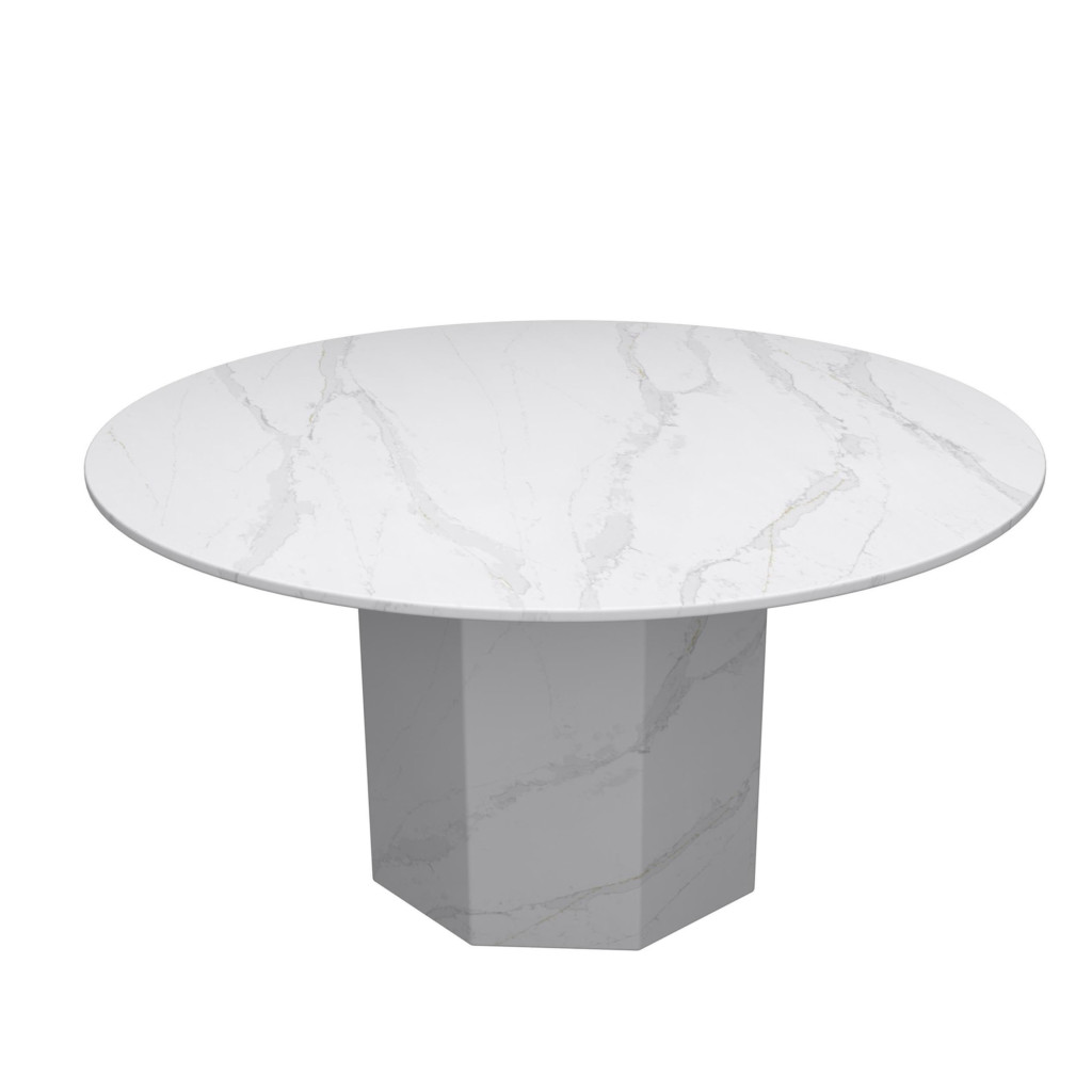 Rundt spisebord Ø130cm – Ø155cm