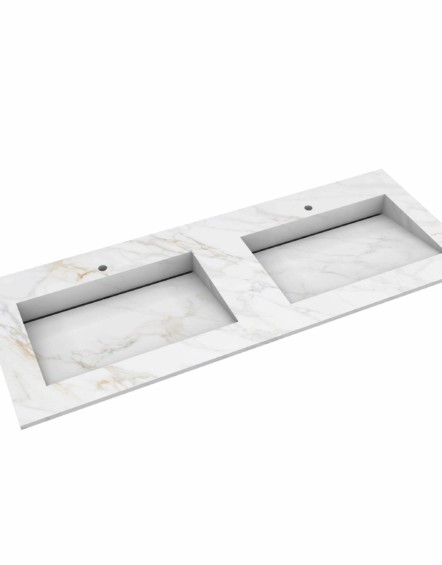 For 120-160cm møbel – Sømløs servant dobbel