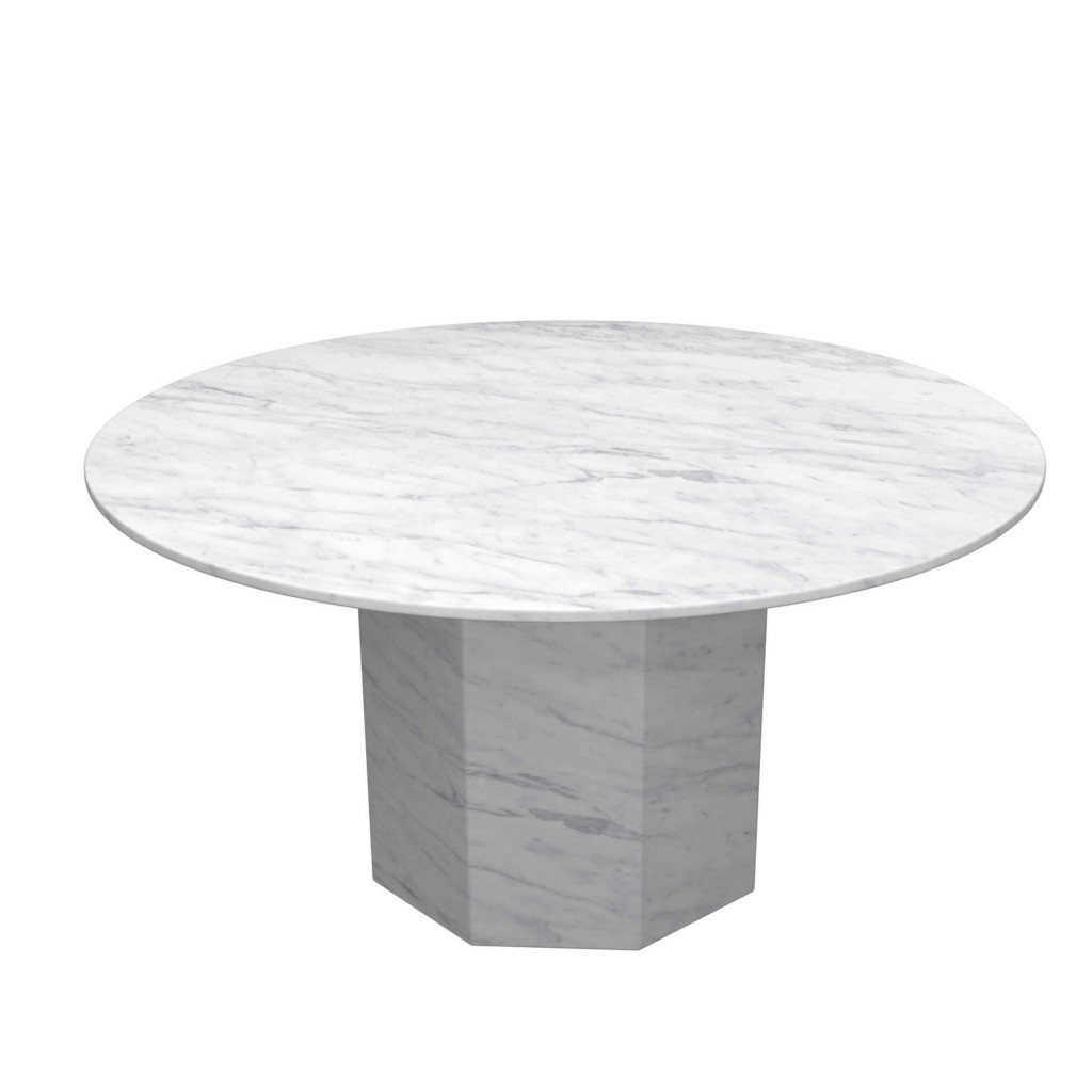 Rundt spisebord Ø130cm – Ø155cm
