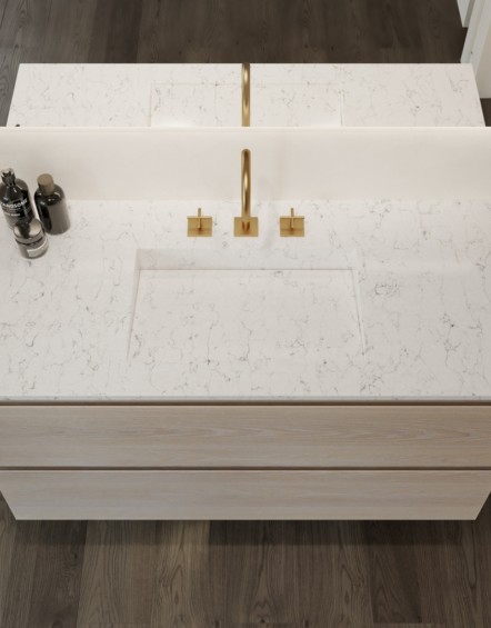 For 100cm møbel – Sømløs servant