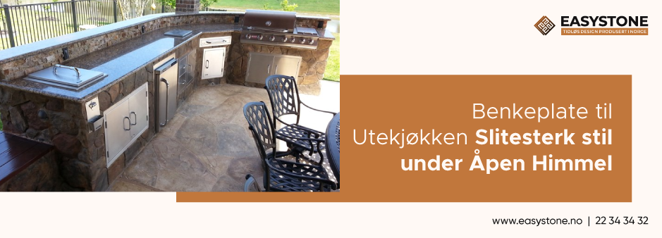 Benkeplate til Utekjøkken – Slitesterk stil under Åpen Himmel
