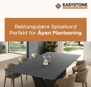 Rektangulære Spisebord: Perfekt for Åpen Planløsning