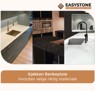 Benkeplate tilpasset ditt kjøkken: Hvordan velge riktig materiale